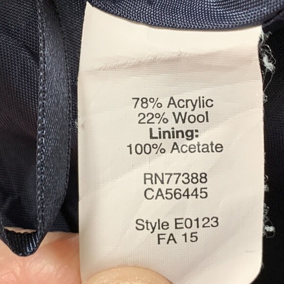 J Crew Factory Striped Flare Short Skirt Women Size 6 Wool Blend Lined Zip Back - Picture 9 of 9